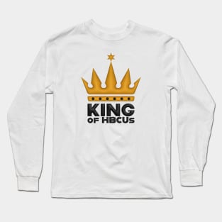 King Of HBCUs_Logo_3D_GOLD Long Sleeve T-Shirt